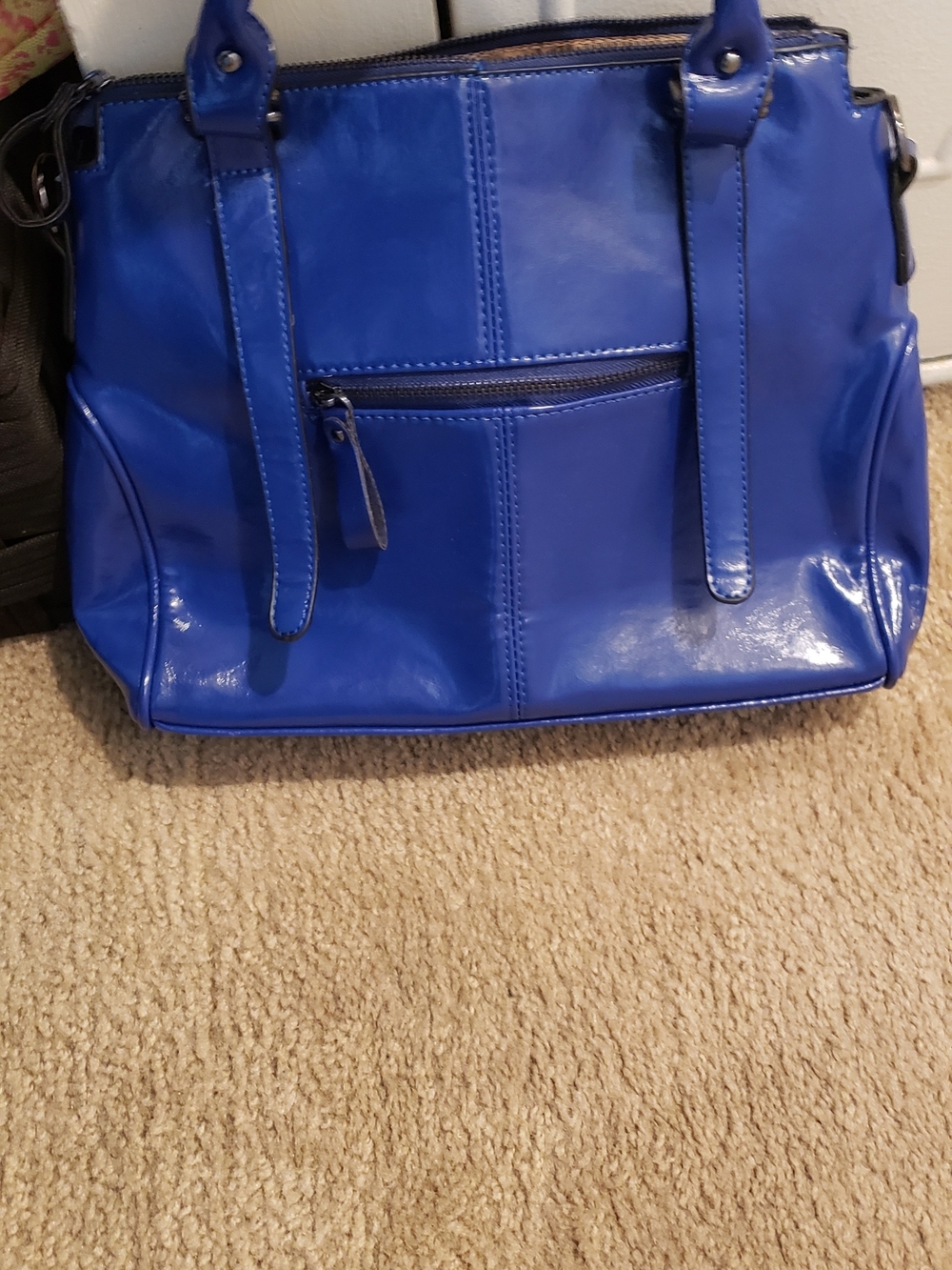 Blue Shoulder Bag